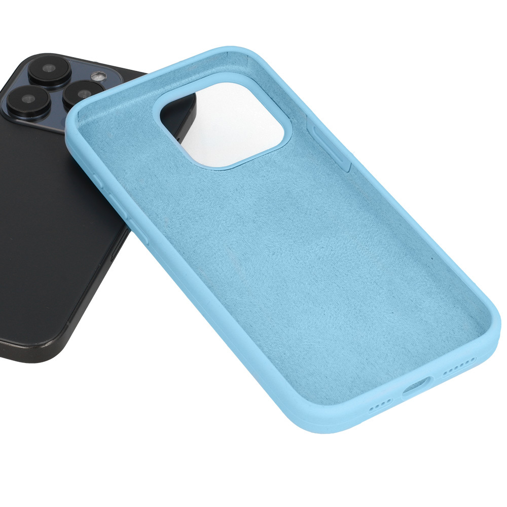 Pokrowiec Silicone Lite Case jasnoniebieski Apple iPhone 15 Pro / 4