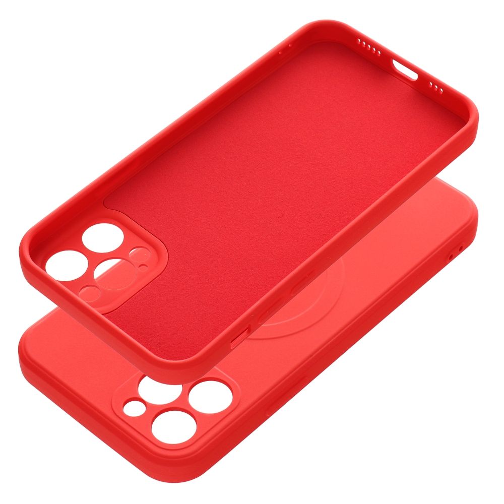 Pokrowiec Silicone Mag Cover MagSafe czerwony Apple iPhone 12 Pro / 3