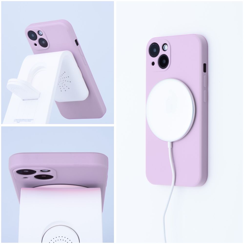 Pokrowiec Silicone Mag Cover MagSafe rowy Apple iPhone 12 Pro / 8