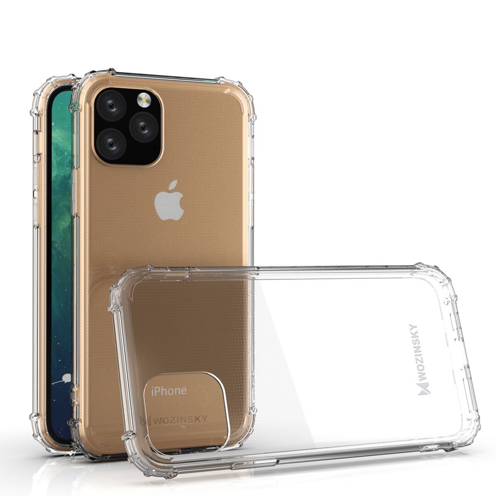 Pokrowiec silikonowy Anti Shock przeroczysty Apple iPhone 11 Pro / 6