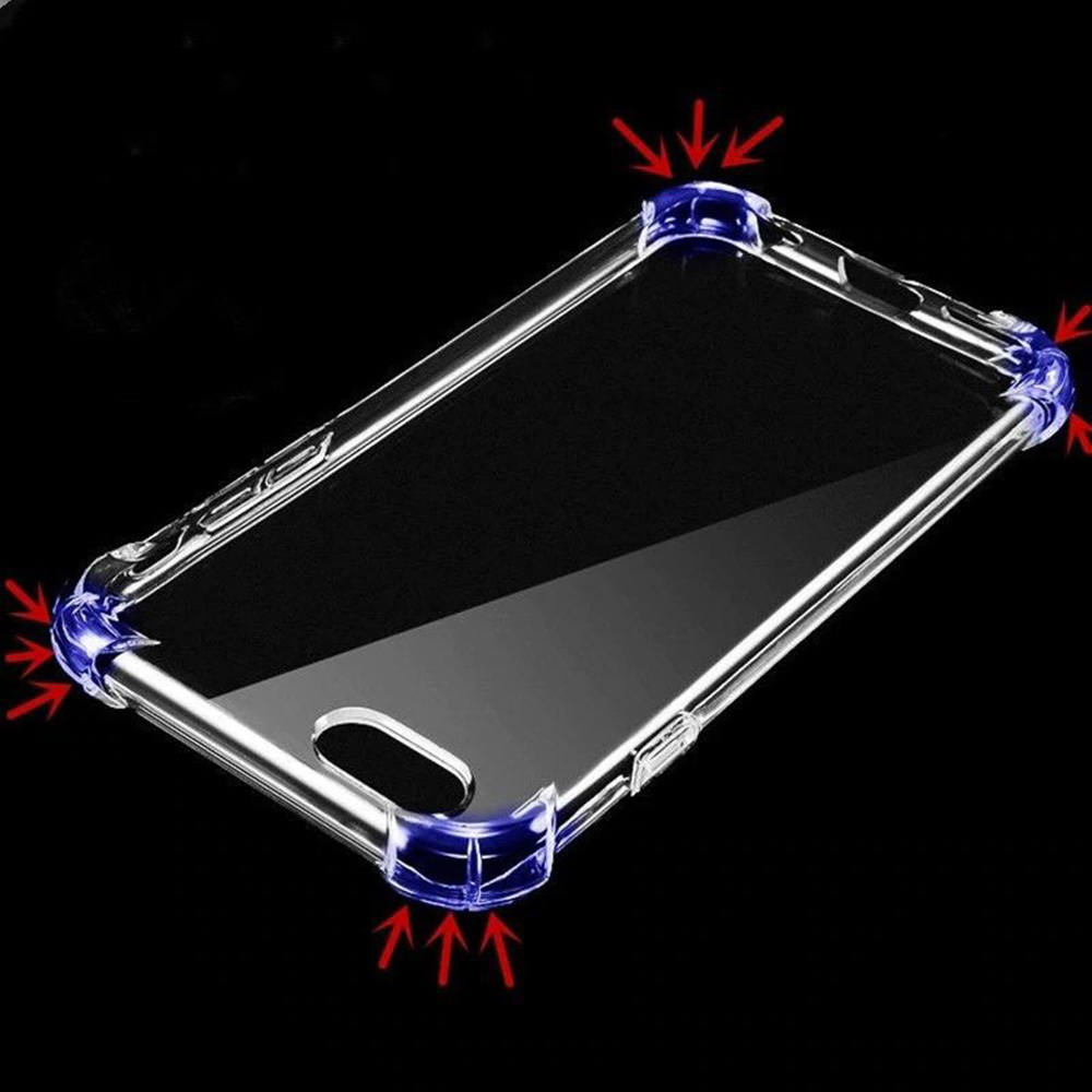 Pokrowiec silikonowy Anti Shock przeroczysty Apple iPhone 13 / 7