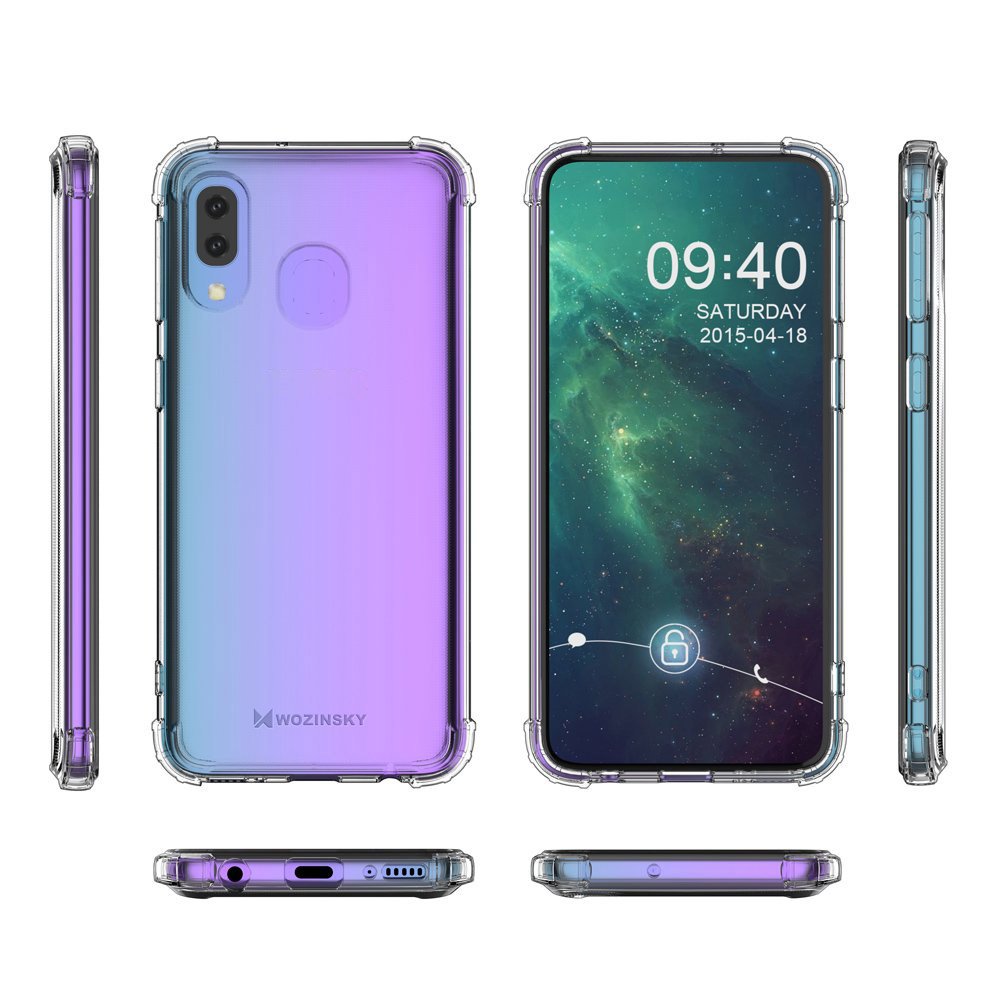 Pokrowiec silikonowy Anti Shock przeroczysty Huawei P Smart 2019 / 9