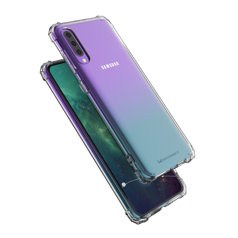 Pokrowiec silikonowy Anti Shock przeroczysty Samsung Galaxy A30s / 7