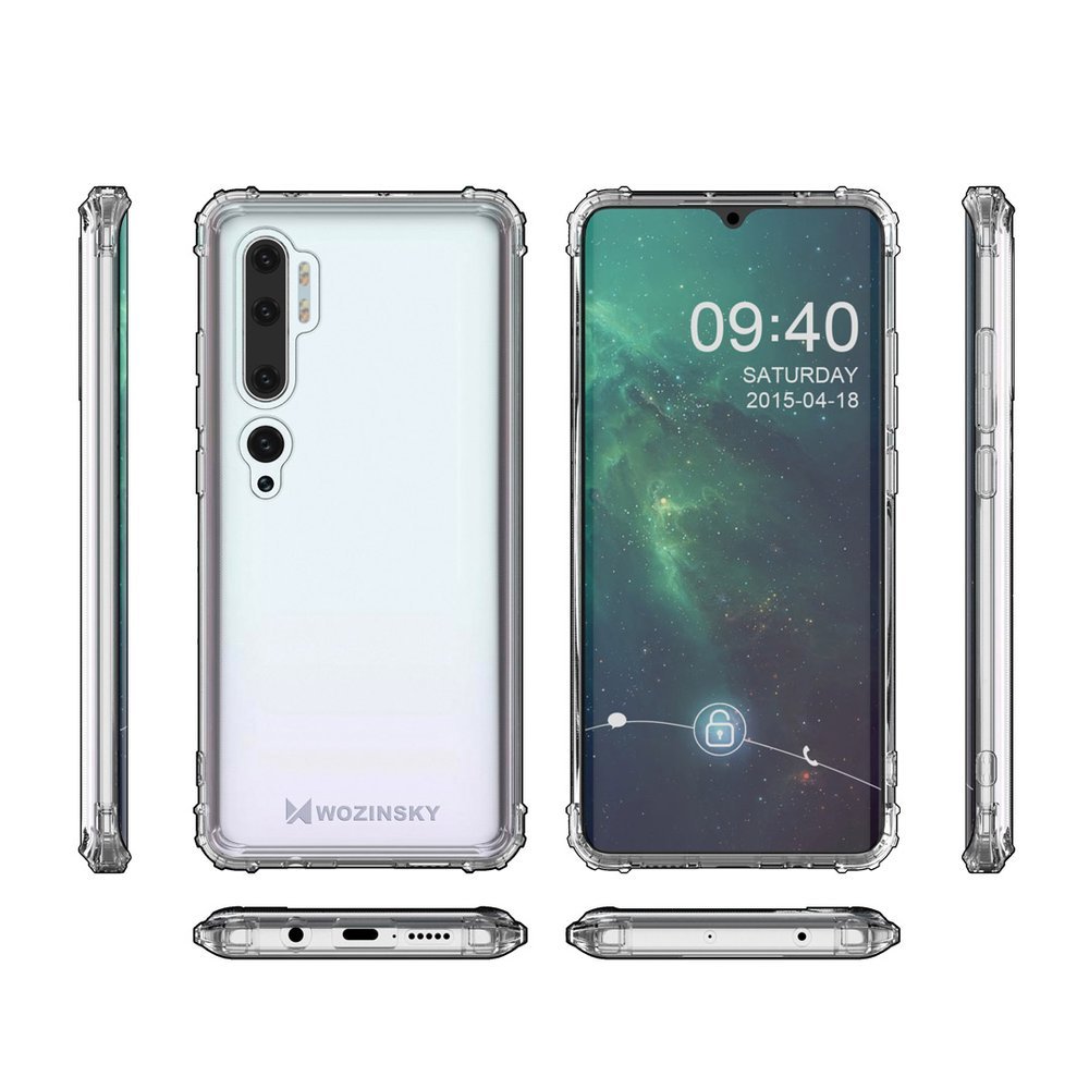 Pokrowiec silikonowy Anti Shock przeroczysty Xiaomi Mi CC9 Pro / 9