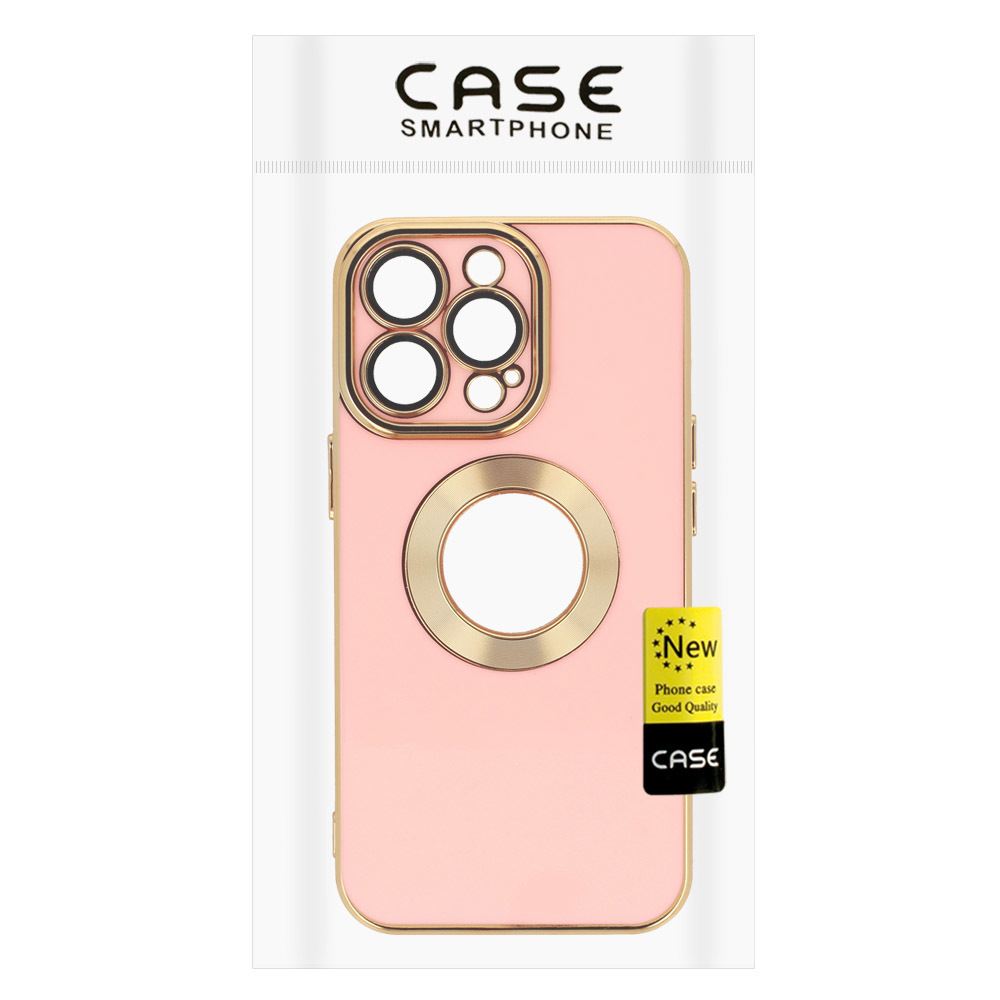 Pokrowiec silikonowy Beauty Case rowy Apple iPhone 15 Pro Max / 6