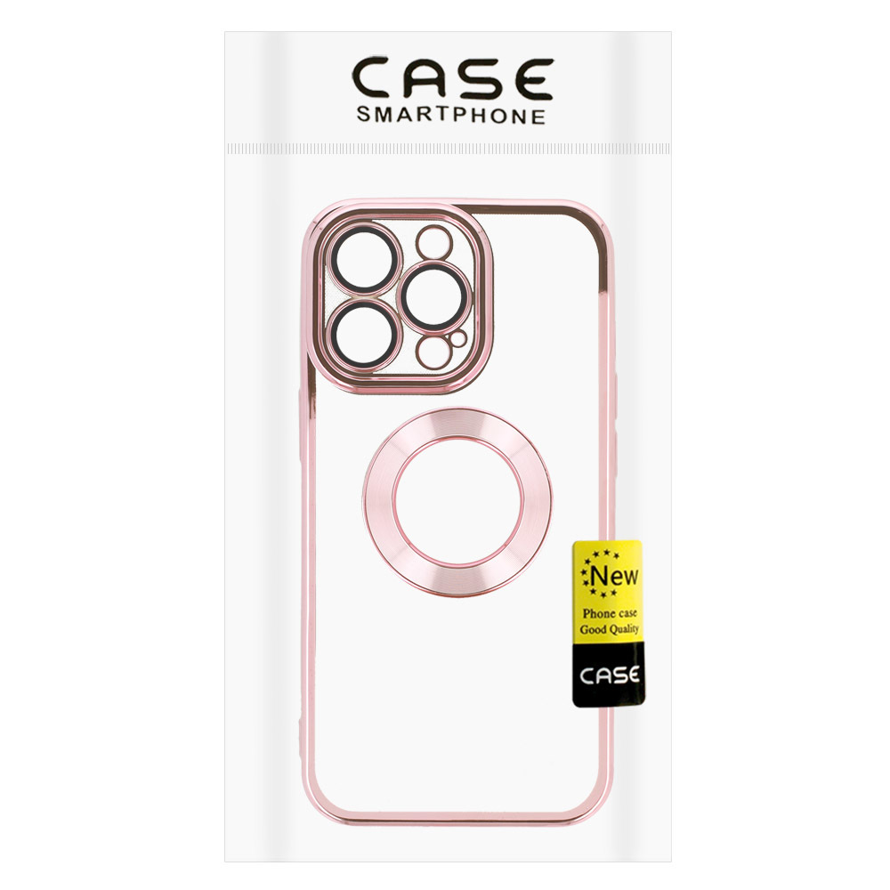 Pokrowiec silikonowy Beauty Clear Case rowy Apple iPhone 15 Pro Max / 5