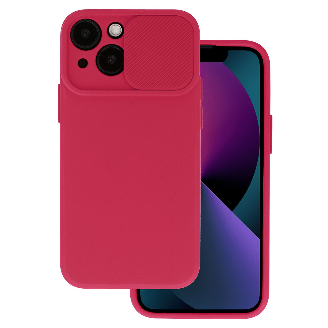 Pokrowiec silikonowy Camshield Soft bordowy Xiaomi Redmi Note 11 Pro 5G