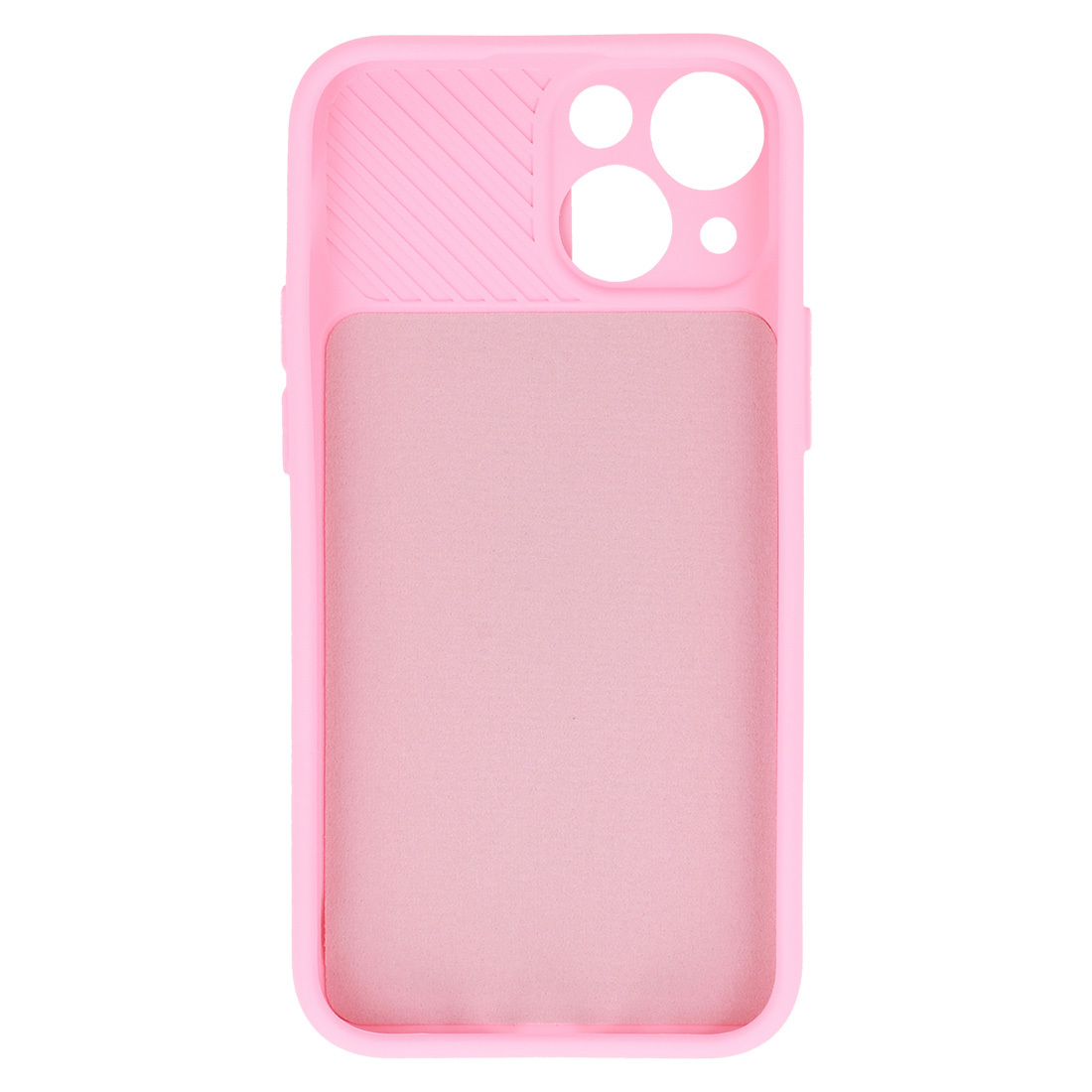 Pokrowiec silikonowy Camshield Soft jasnorowy Apple iPhone 16 / 5