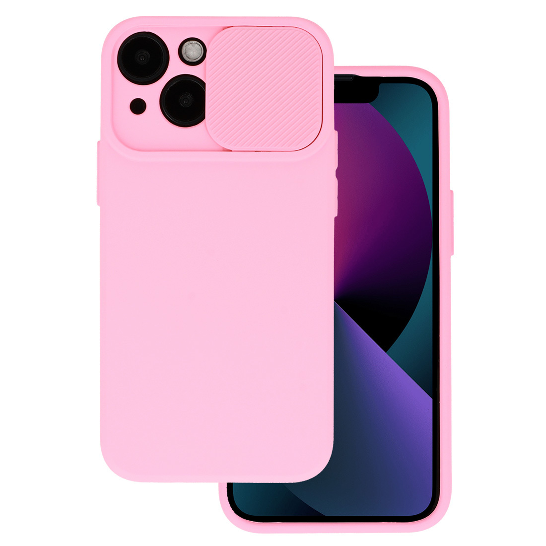 Pokrowiec silikonowy Camshield Soft jasnorowy Xiaomi Redmi Note 10S