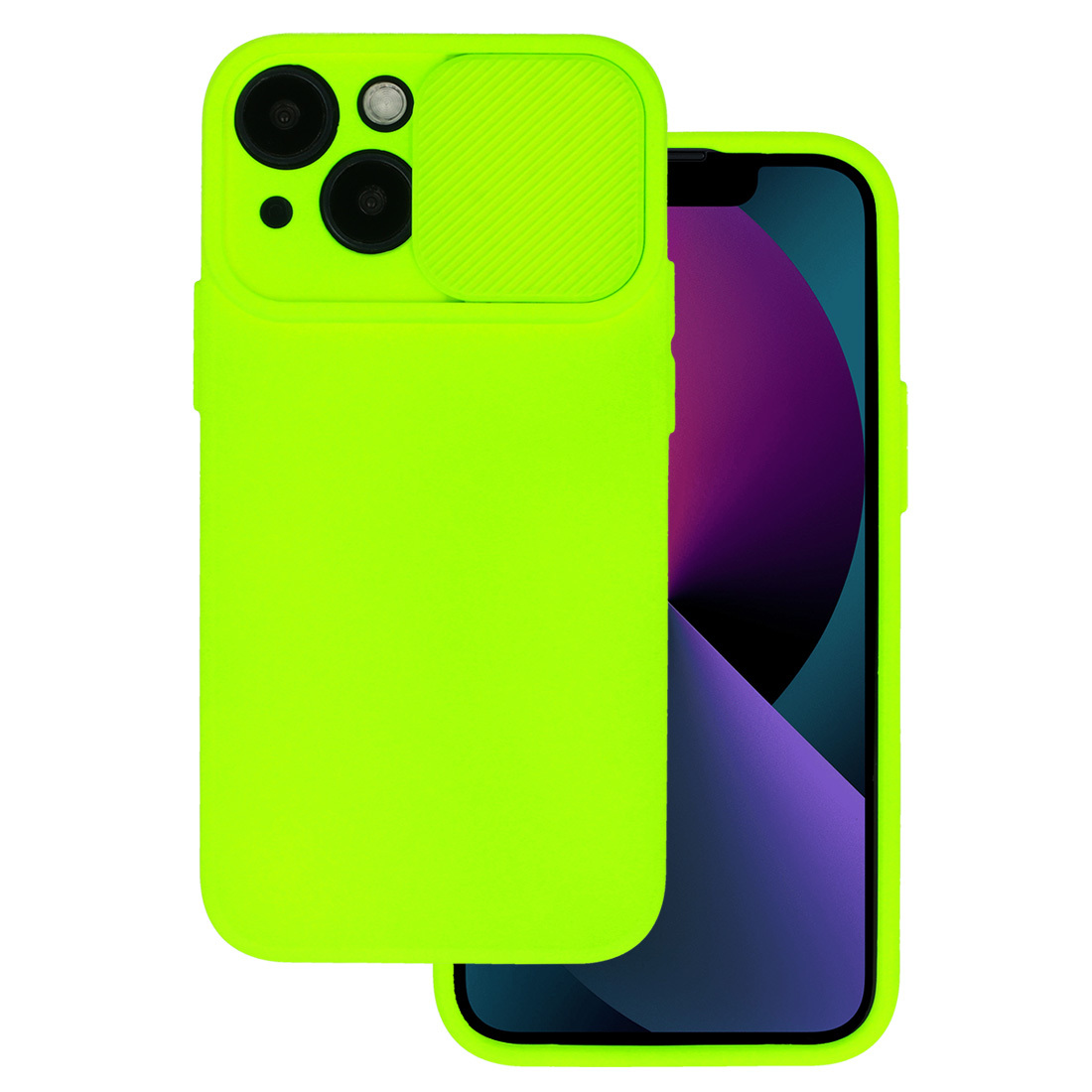 Pokrowiec silikonowy Camshield Soft limonkowy Xiaomi Redmi Note 10S