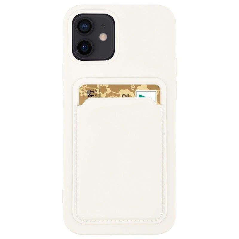 Pokrowiec silikonowy Card Case biay Samsung Galaxy A22 5G