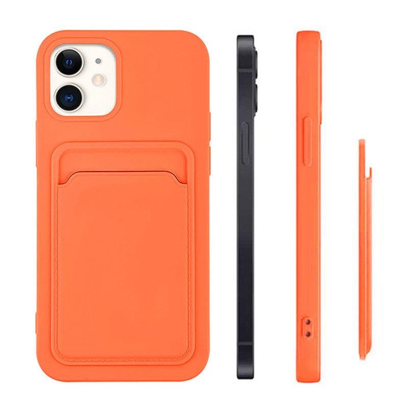 Pokrowiec silikonowy Card Case biay Xiaomi Redmi Note 10 / 2