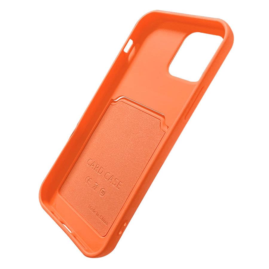 Pokrowiec silikonowy Card Case bordowy Xiaomi POCO X3 NFC / 5