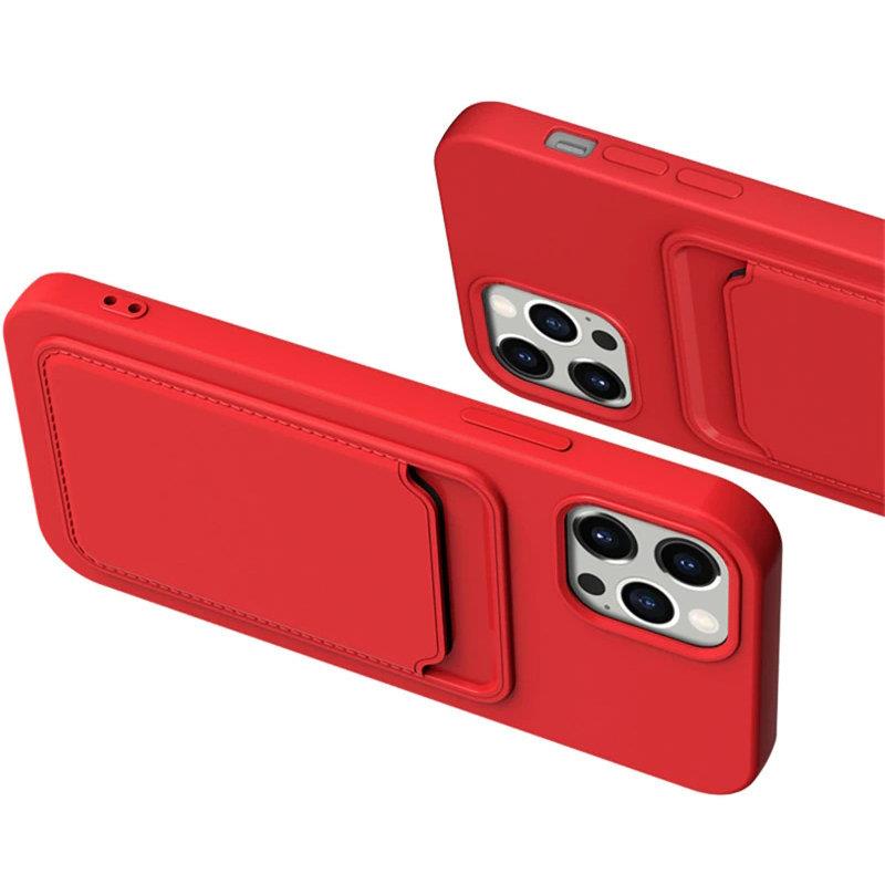 Pokrowiec silikonowy Card Case czarny Xiaomi Redmi 9A / 10