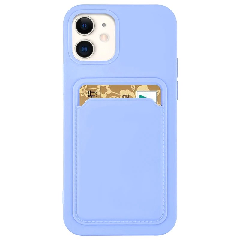 Pokrowiec silikonowy Card Case granatowy Xiaomi Redmi 9