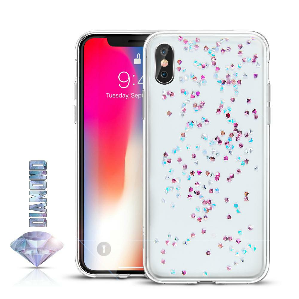Pokrowiec silikonowy Diamond Case przeroczysty Apple iPhone SE 2020