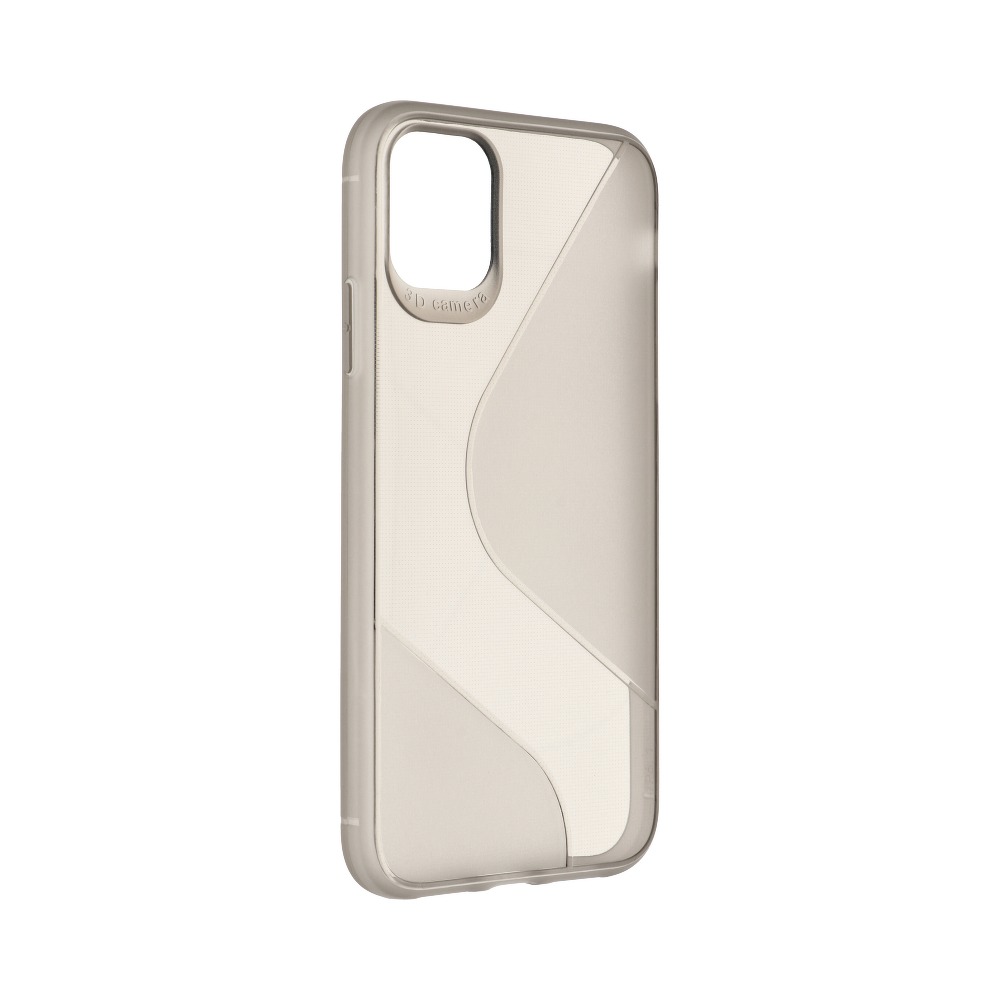 Pokrowiec silikonowy Forcell S-Case czarny Apple iPhone 11 / 2