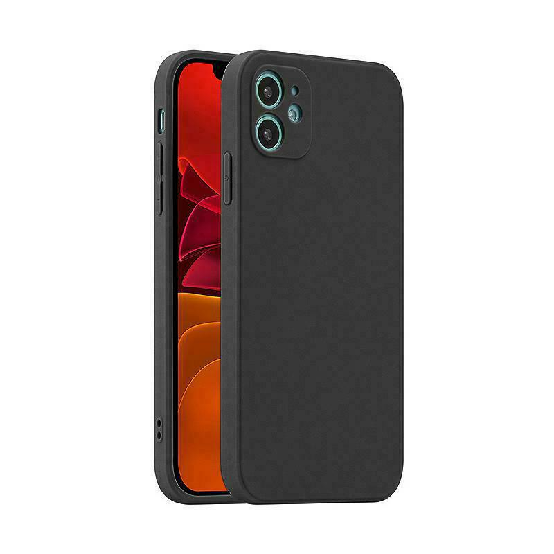 Pokrowiec silikonowy Fosca Case czarny Huawei Nova 9