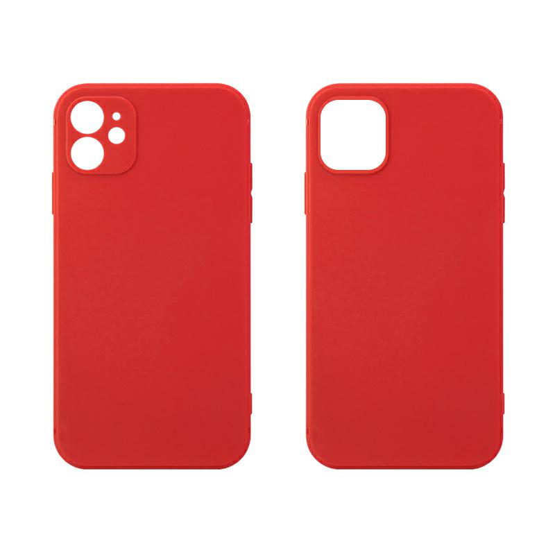 Pokrowiec silikonowy Fosca Case czerwony Samsung Galaxy A14 5G / 2