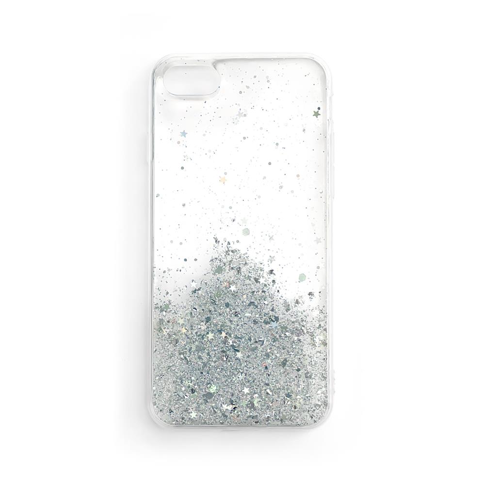 Pokrowiec silikonowy Glitter z brokatem przeroczysty Xiaomi Redmi Note 10 5G