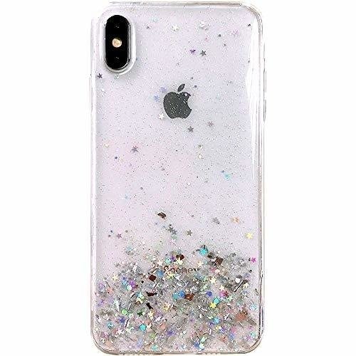 Pokrowiec silikonowy Glitter z brokatem przeroczysty Xiaomi Redmi Note 9S