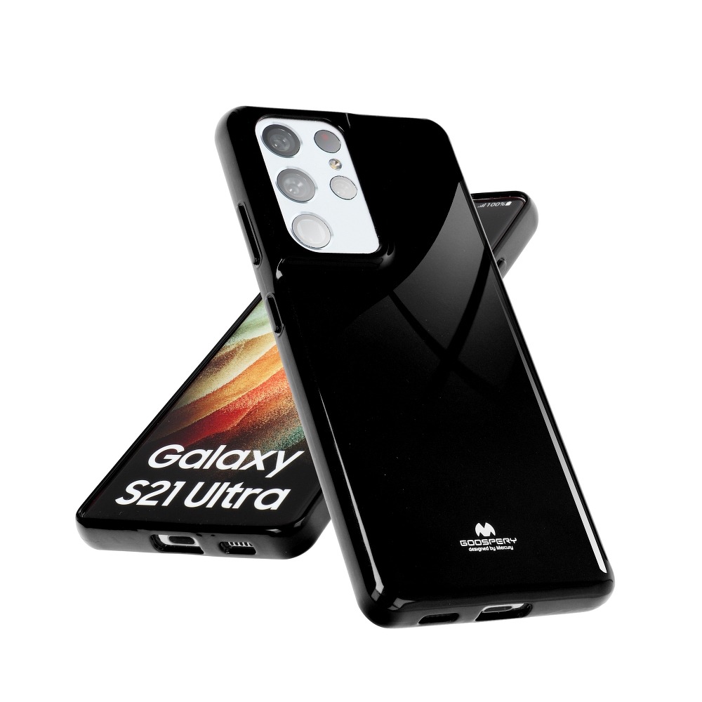 Pokrowiec silikonowy Jelly Mercury czarny Samsung Galaxy A03s / 4