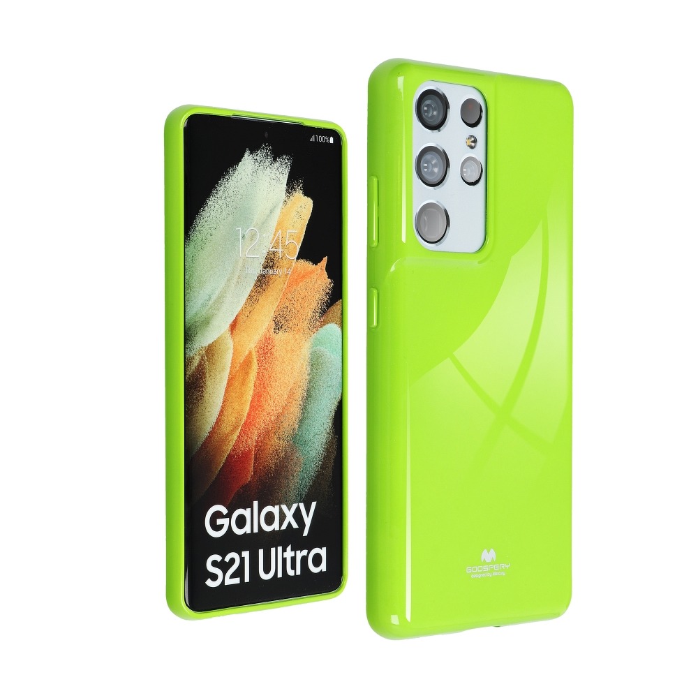 Pokrowiec silikonowy Jelly Mercury limonkowy Samsung Galaxy A22 5G / 2