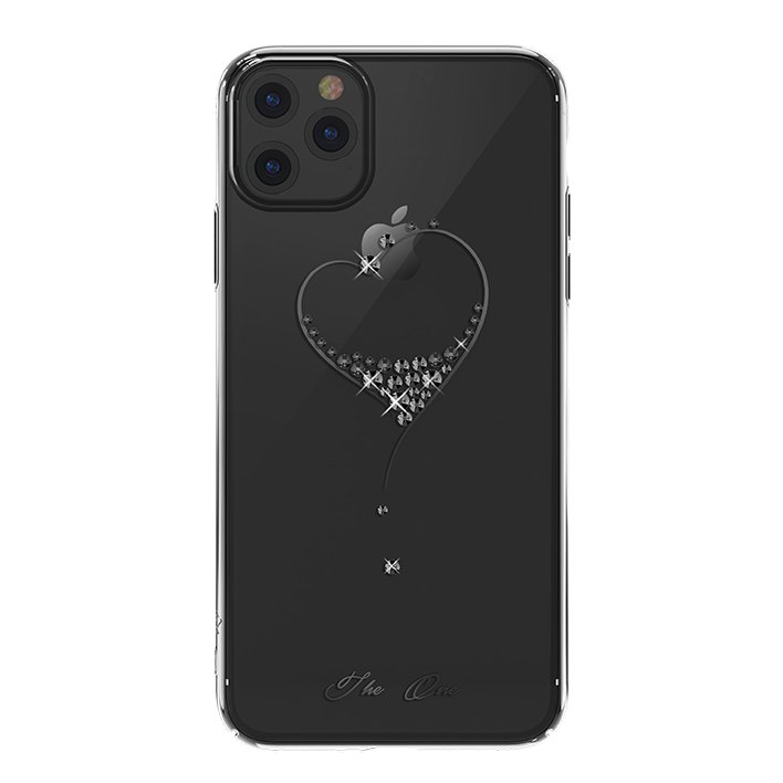 Pokrowiec silikonowy Kingxbar Wish Series z krysztaami Swarovskiego czarny Apple iPhone 11 Pro