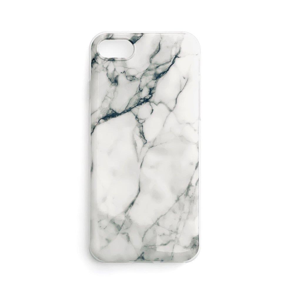 Pokrowiec silikonowy Marble marmur biay Apple iPhone 13