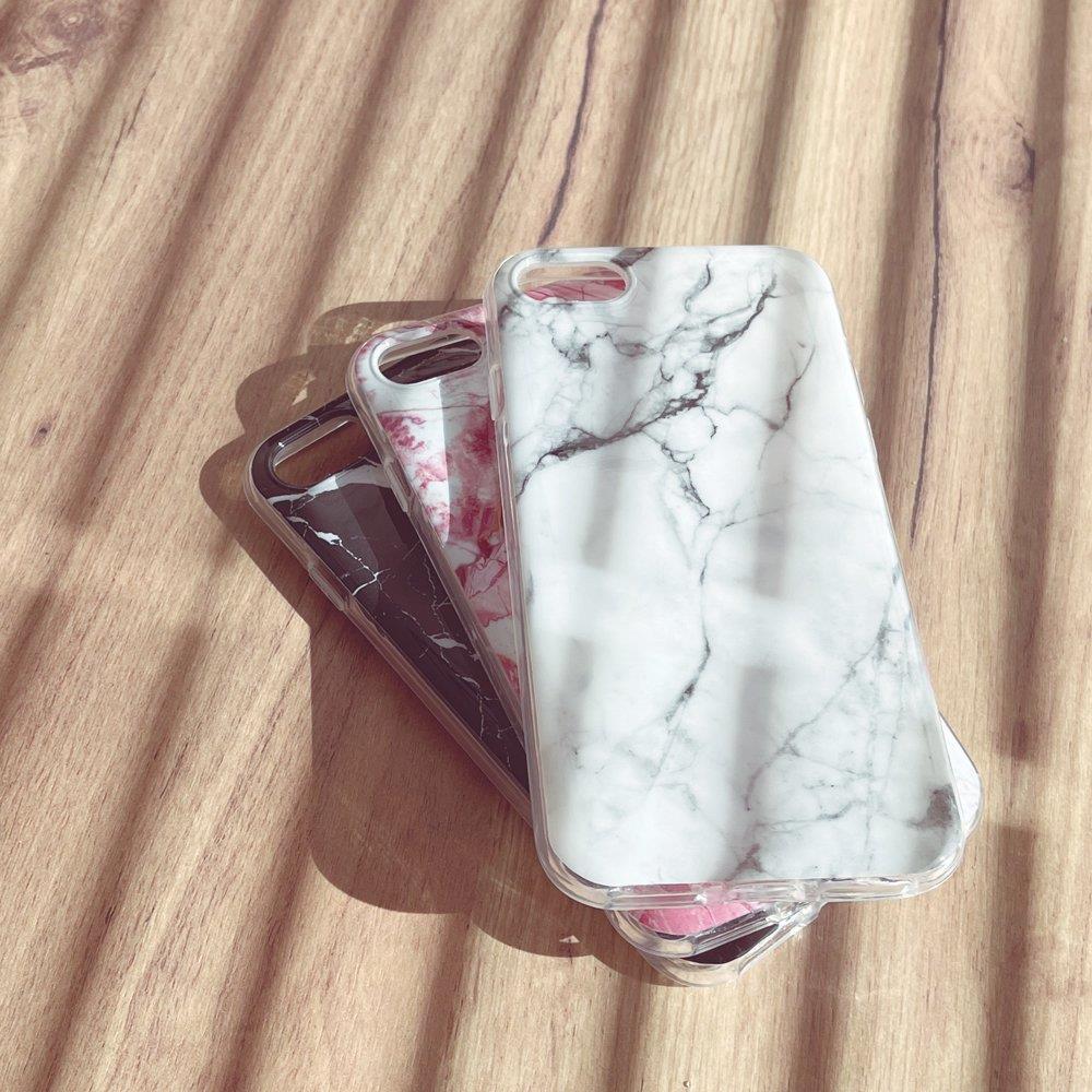 Pokrowiec silikonowy Marble marmur biay Apple iPhone 13 Pro / 6