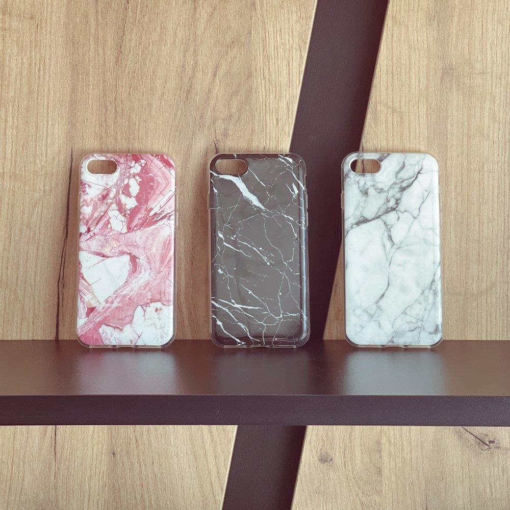 Pokrowiec silikonowy Marble marmur biay Apple iPhone 13 Pro / 7