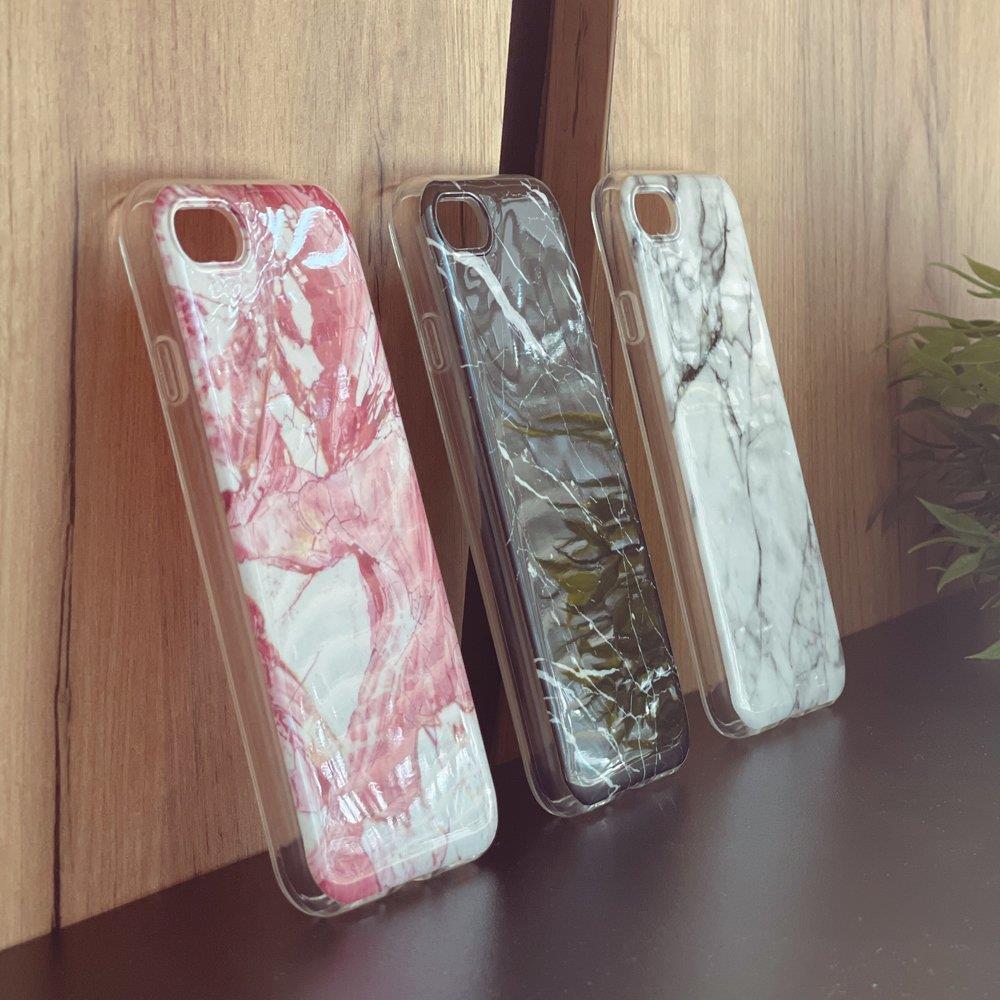 Pokrowiec silikonowy Marble marmur biay Apple iPhone 13 Pro / 9