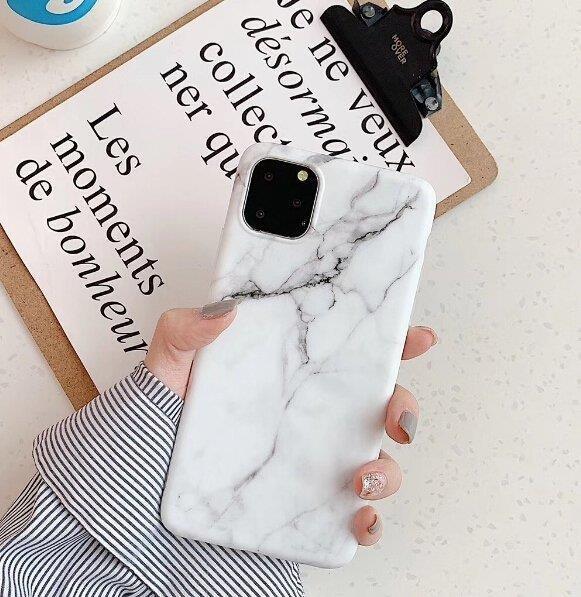 Pokrowiec silikonowy Marble marmur czarny Samsung A32 4G / 6