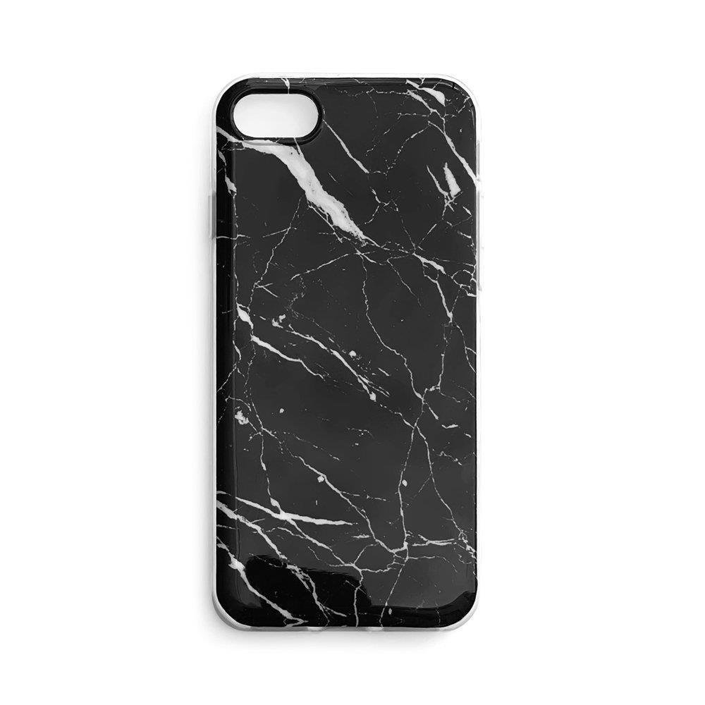 Pokrowiec silikonowy Marble marmur czarny Samsung Galaxy S22