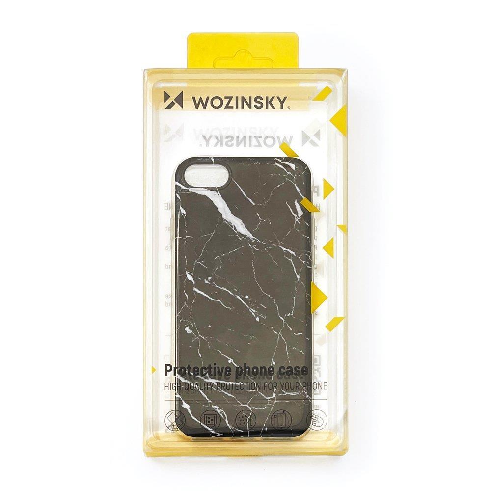 Pokrowiec silikonowy Marble marmur czarny Samsung Galaxy S22 Plus / 5