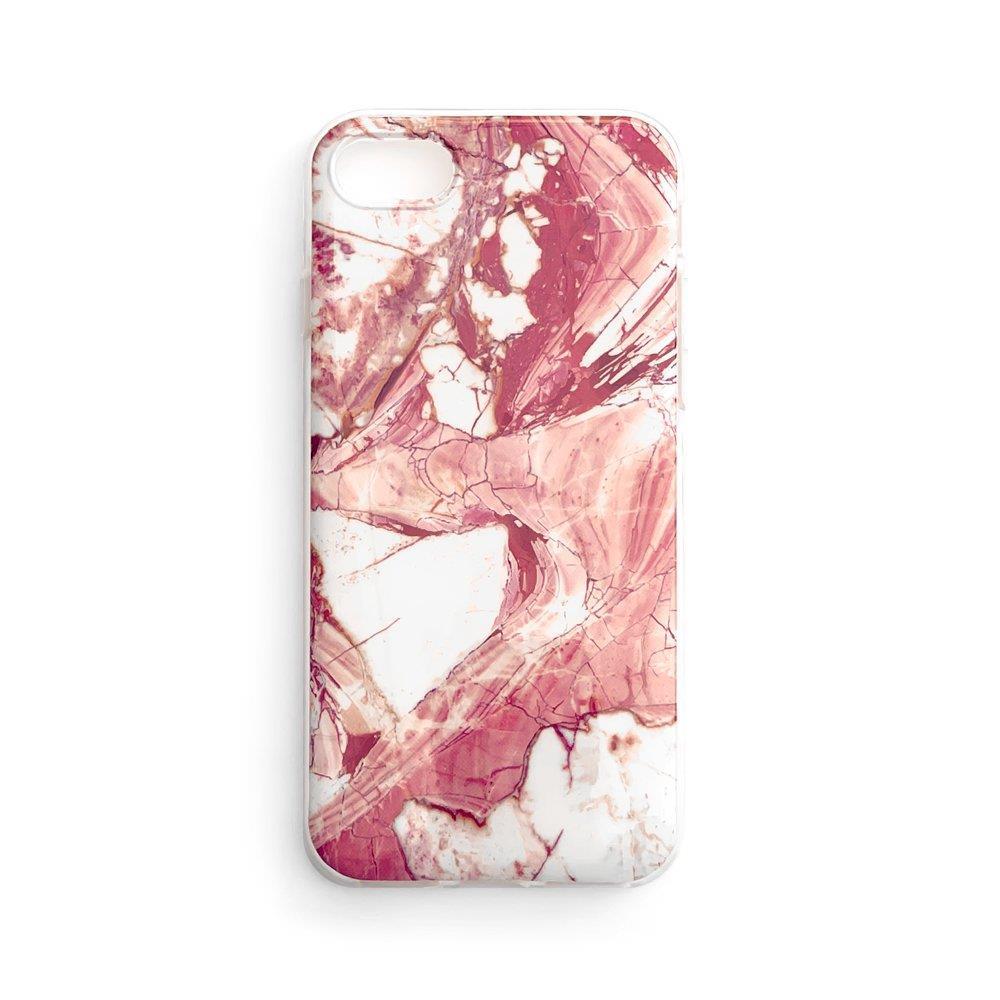 Pokrowiec silikonowy Marble marmur rowy Apple iPhone 13 Mini