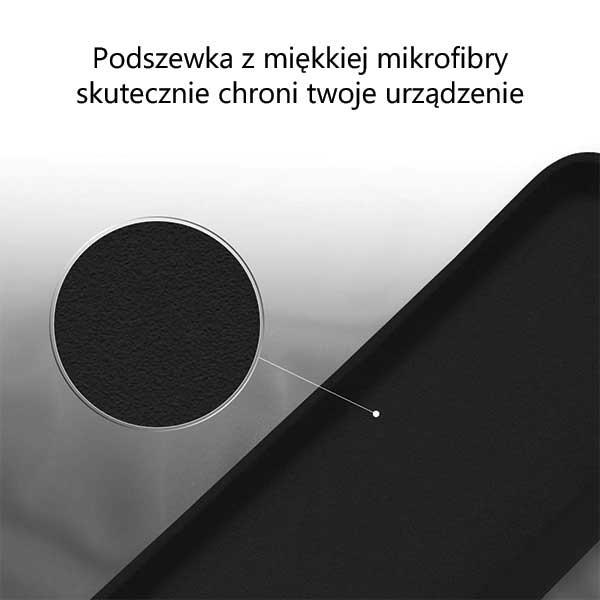 Pokrowiec silikonowy Mercury Goospery czarny Apple iPhone 13 / 6