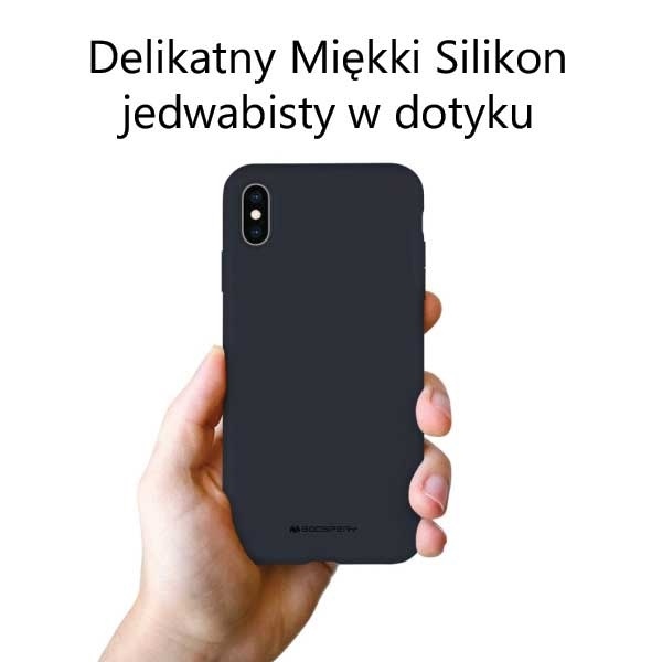 Pokrowiec silikonowy Mercury Goospery granatowy Apple iPhone 12 Pro Max / 3