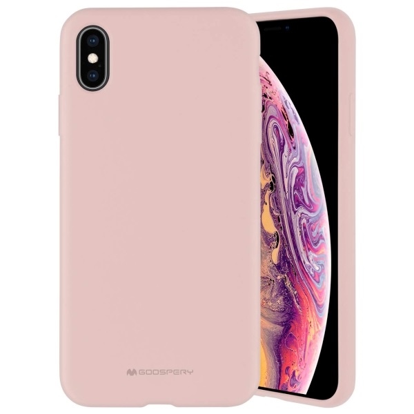 Pokrowiec silikonowy Mercury Goospery rowy Apple iPhone XS Max