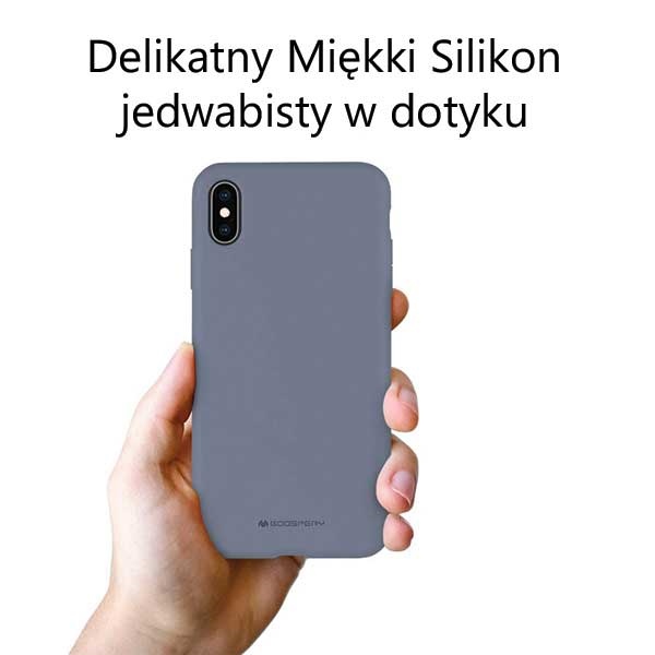 Pokrowiec silikonowy Mercury Goospery rowy Apple iPhone XS Max / 9