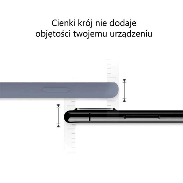 Pokrowiec silikonowy Mercury Goospery szary Apple iPhone 12 / 4