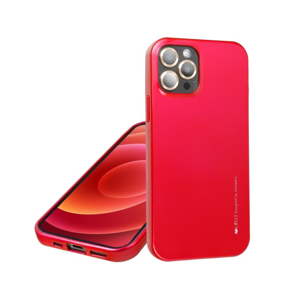 Pokrowiec silikonowy Mercury iJelly Case czerwony Apple iPhone 13 Pro / 4