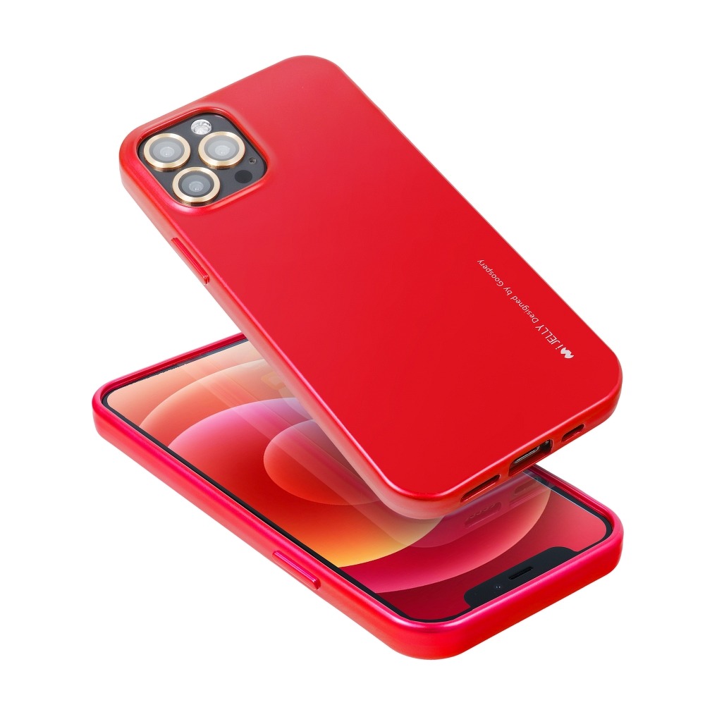 Pokrowiec silikonowy Mercury iJelly Case czerwony Huawei Y6P / 2