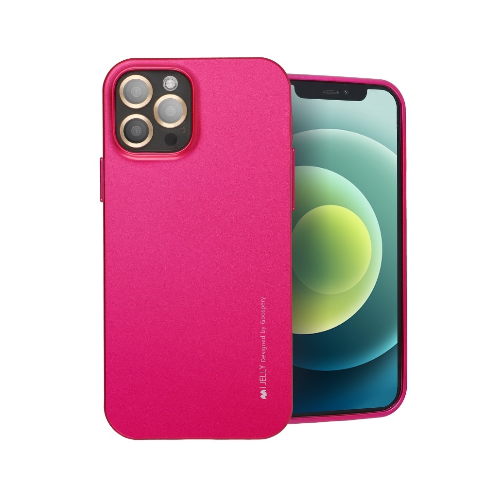 Pokrowiec silikonowy Mercury iJelly Case rowy Apple iPhone 12 Pro Max / 3