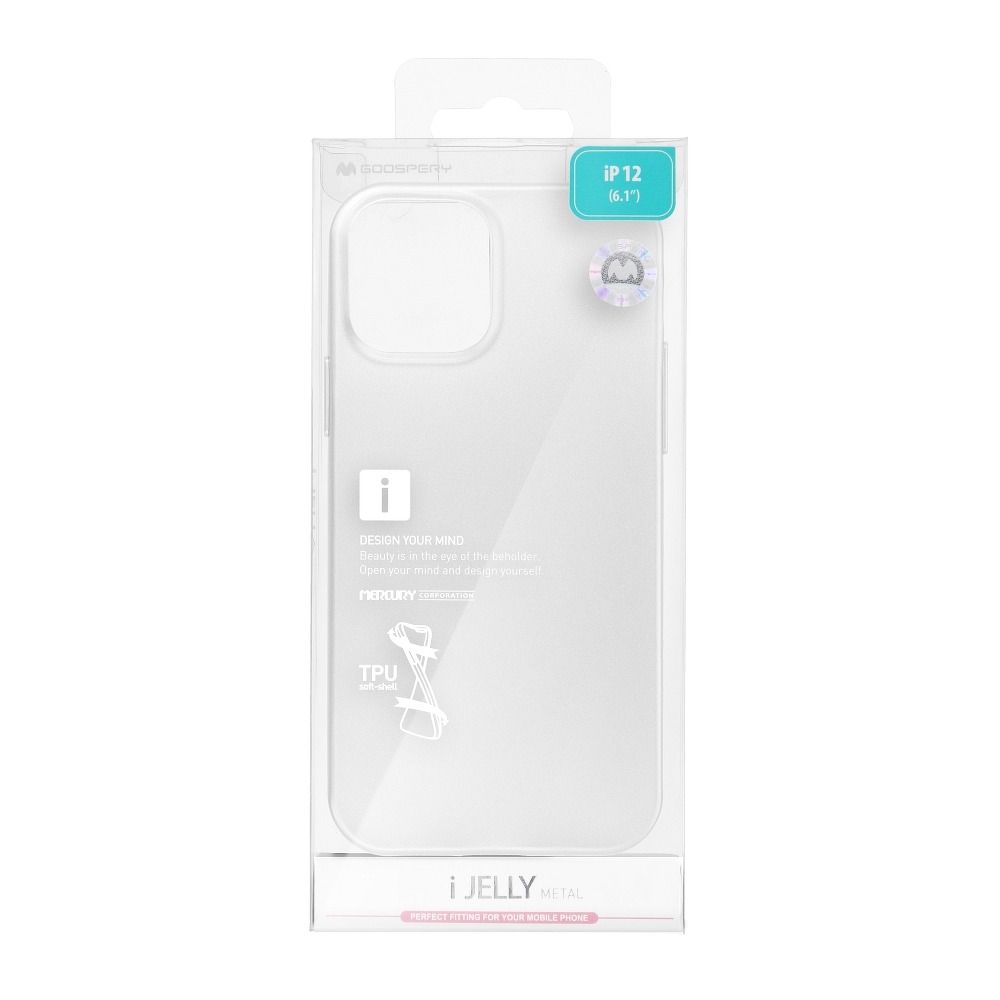 Pokrowiec silikonowy Mercury iJelly Case srebrny Apple iPhone 11 Pro Max / 6