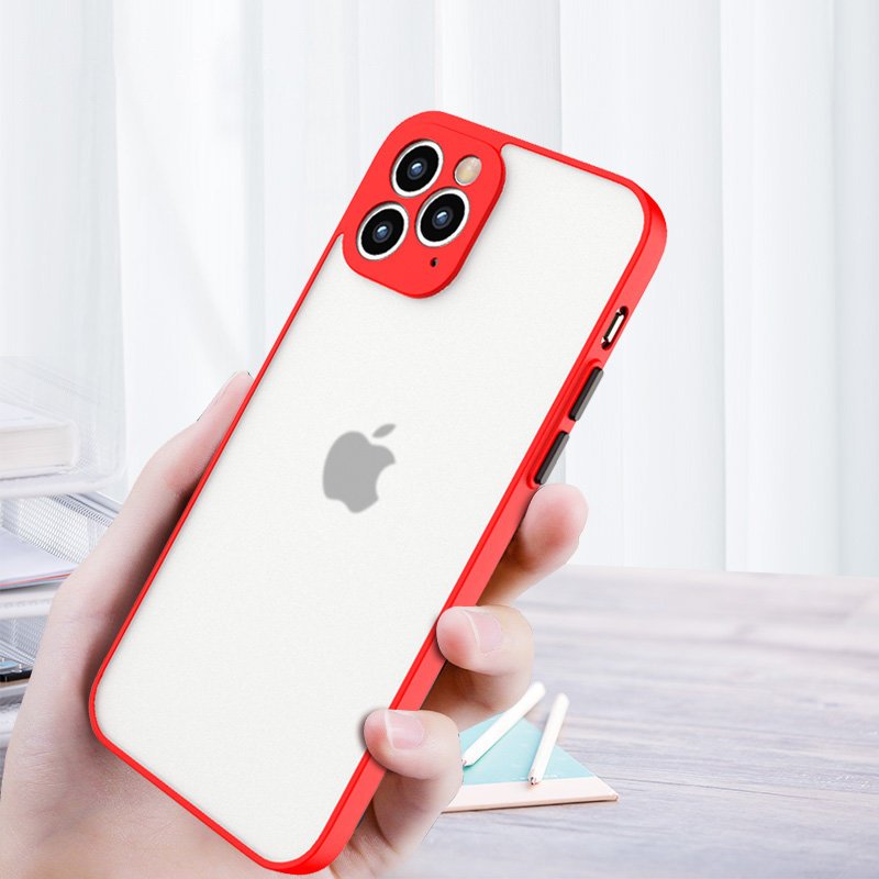 Pokrowiec silikonowy Milky Case czerwony Apple iPhone 12 Pro Max / 11