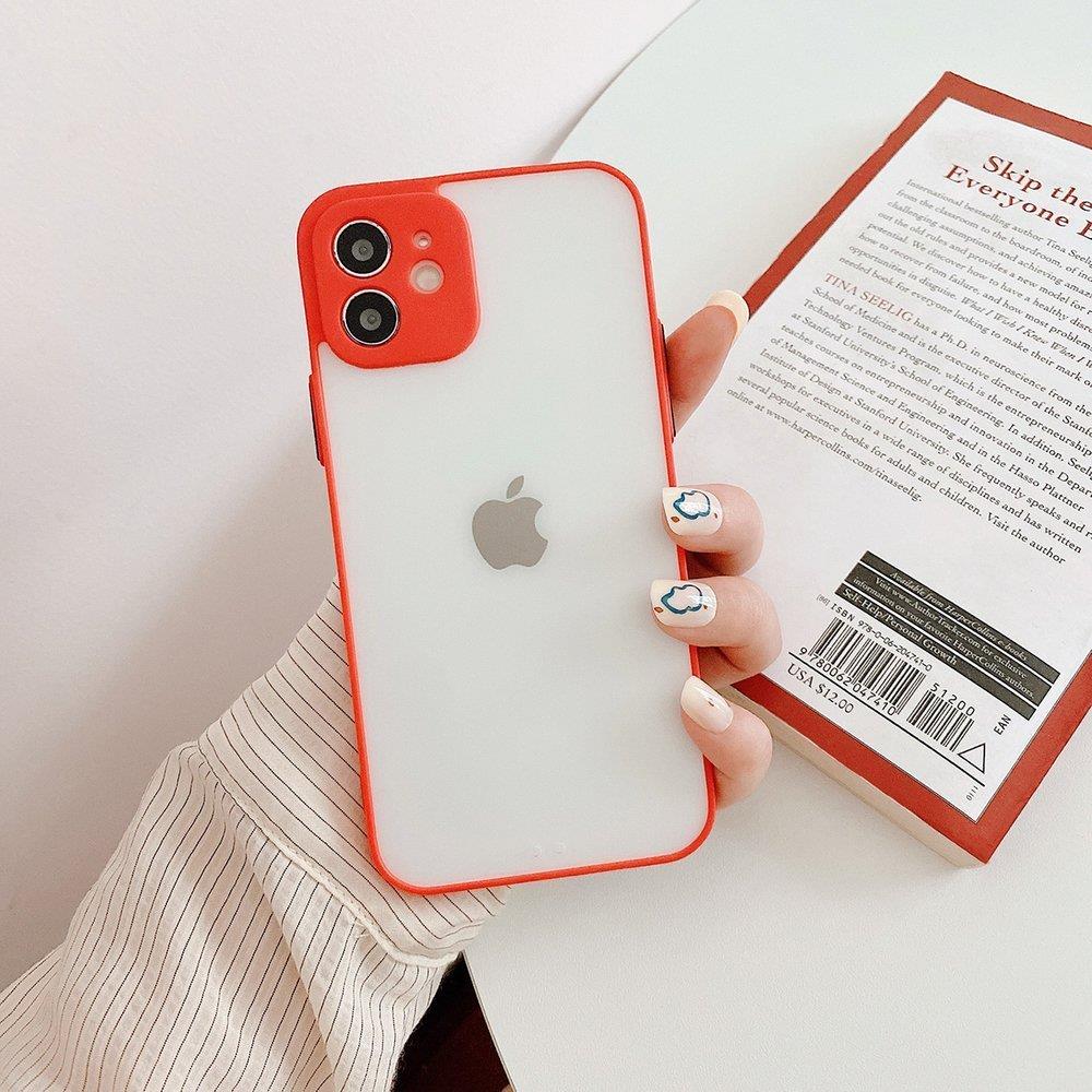 Pokrowiec silikonowy Milky Case czerwony Apple iPhone XS / 3