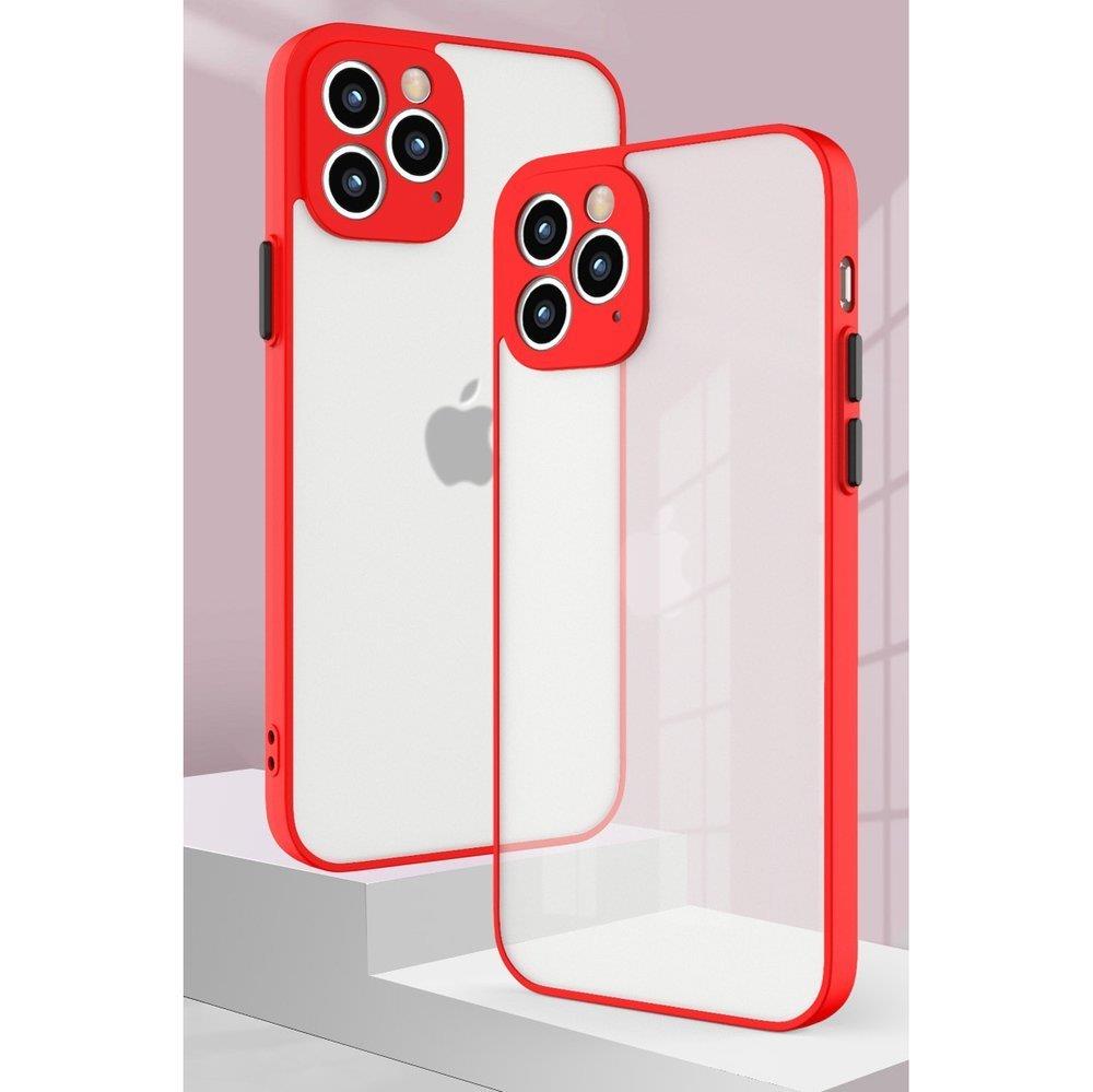 Pokrowiec silikonowy Milky Case czerwony Apple iPhone XS / 6