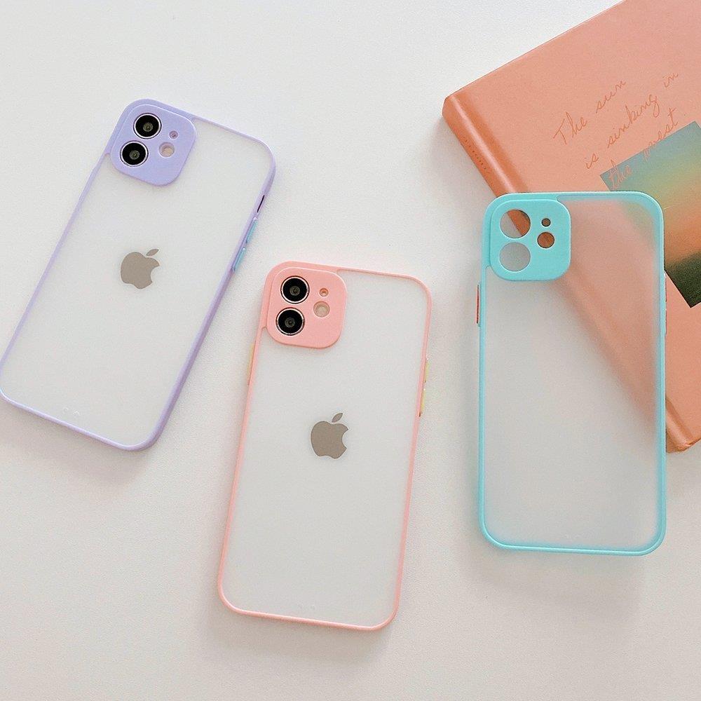 Pokrowiec silikonowy Milky Case rowy Apple iPhone X / 3