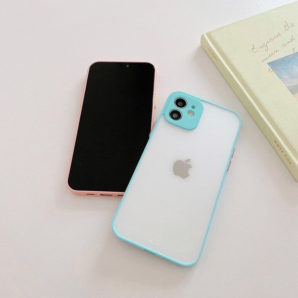 Pokrowiec silikonowy Milky Case rowy Apple iPhone X / 5